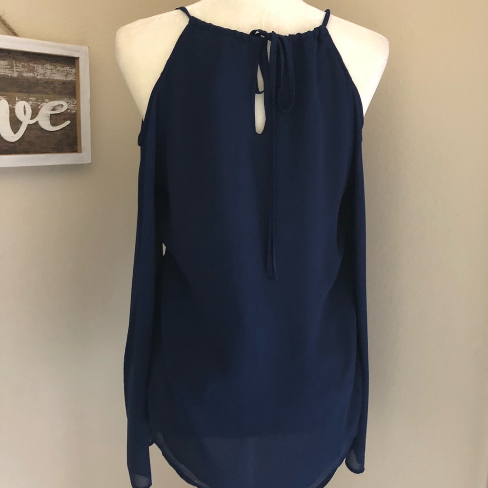Navy Blue Blouse Naked Zebra - Picture 6 of 8
